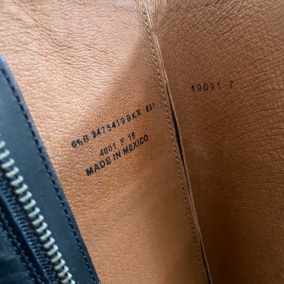 Frye black leather boot riding boots Jayden D Ring tall winter boot 6.5 - Picture 8 of 16